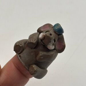 Elephant Thimble Collectible Figurine Decor